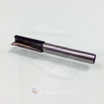 Freesje voor antislip in trap RVS 6mm