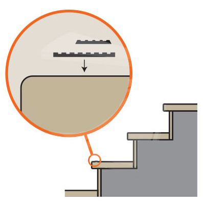 Antislip rubber tape