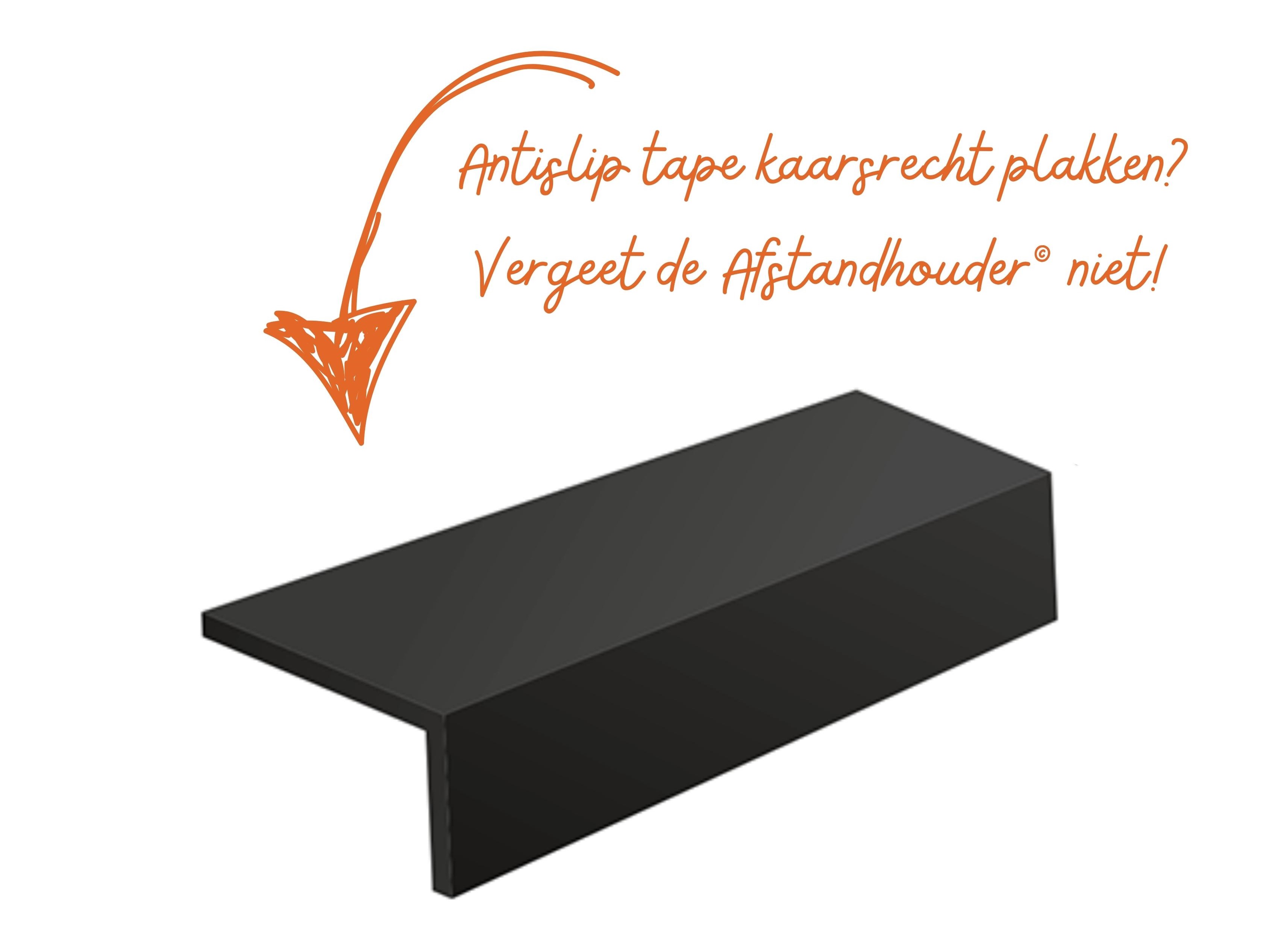 Antisliptape plakken met Afstandhouder