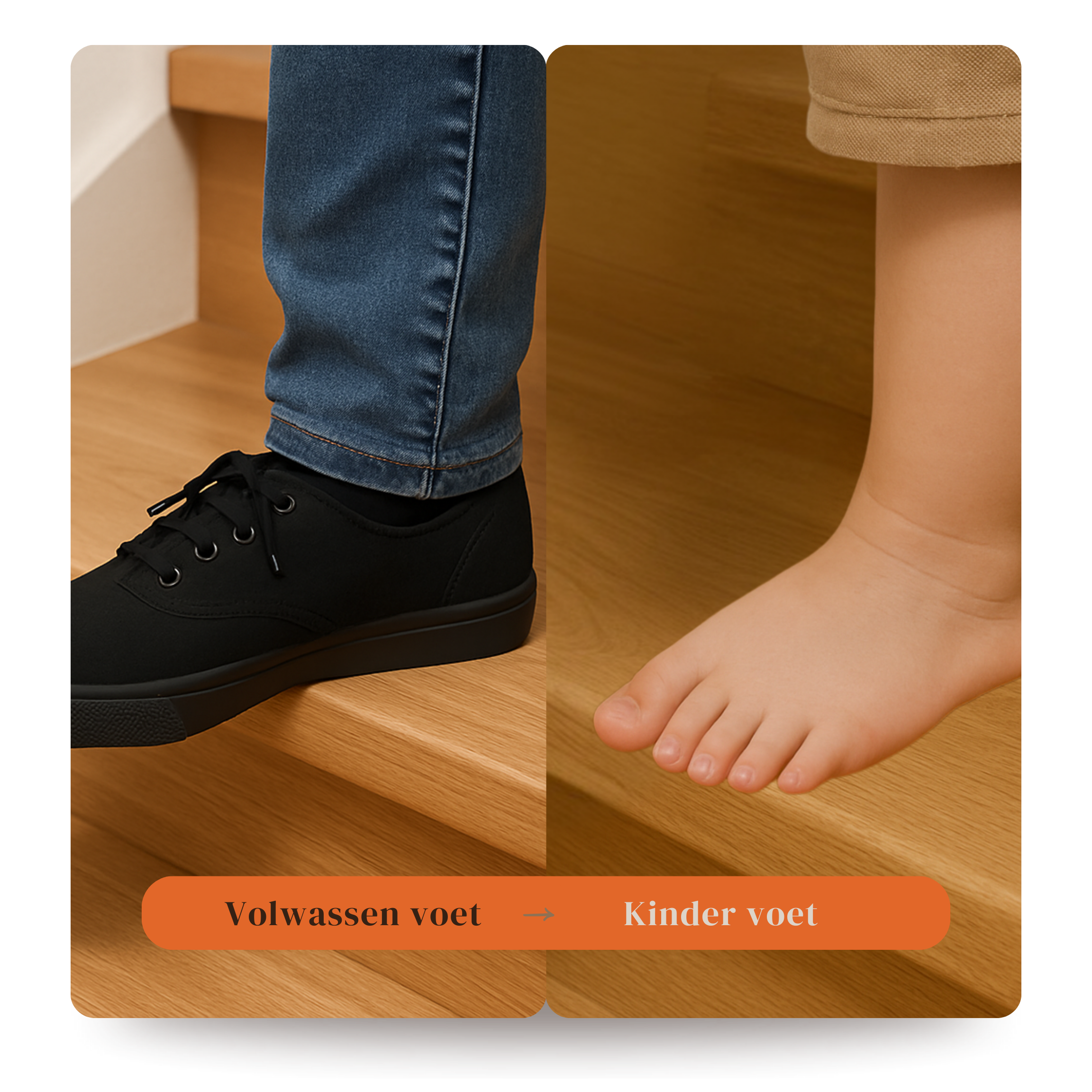 Trap antislip welke afstand?